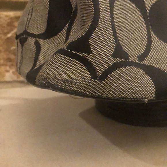 COACH SIGNATURE STRIPE SATCHEL 13533- price firm - Picture 2 of 13